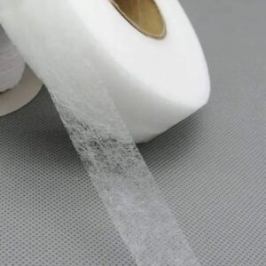 NK Rivil Civil fabric Fusing Double Side Adhesive Iron on Hem Tape ( White , Pack of 1 Roll )