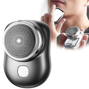 Rechargeable Mini Electric Shaver for Men, Portable Beard Shaving Machine Pocket Beard Trimmer Electric Razor for Unisex, USB Rechargeable Multipurpose Hair Shavers Trimmer Tool (Multicolor)