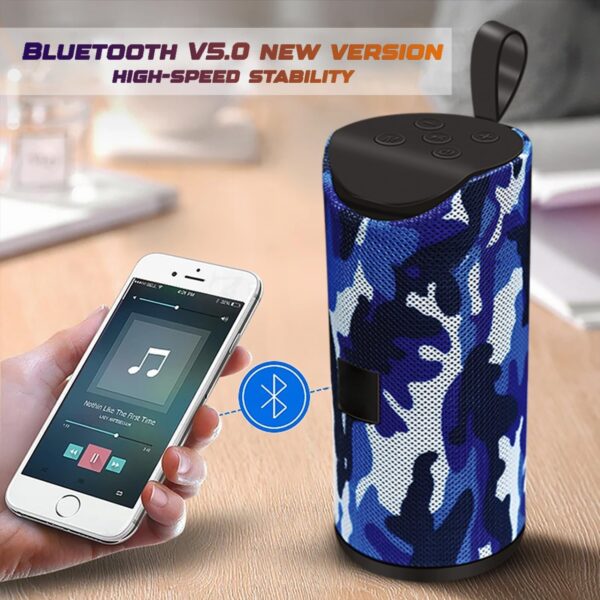 TG113 (Portable Bluetooth Speaker) Dynamic Thunder Sound with High Bass & Mobile Stand 10 W Bluetooth Speaker, Stereo Channel - Image 5