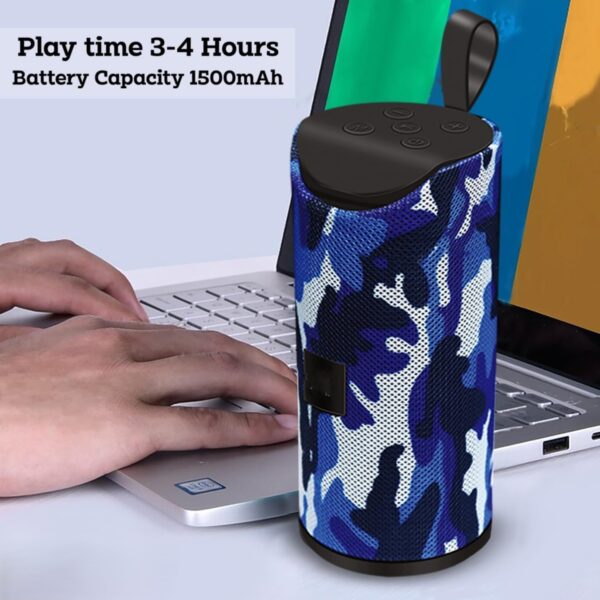 TG113 (Portable Bluetooth Speaker) Dynamic Thunder Sound with High Bass & Mobile Stand 10 W Bluetooth Speaker, Stereo Channel - Image 3