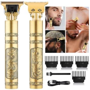 trimmer Men, Beard Trimmer for Men, Professional Hair Clipper, Cordless Electric Shaver for Beard, Hair, Mustache, and Face, Zero Gapped T-Blade…