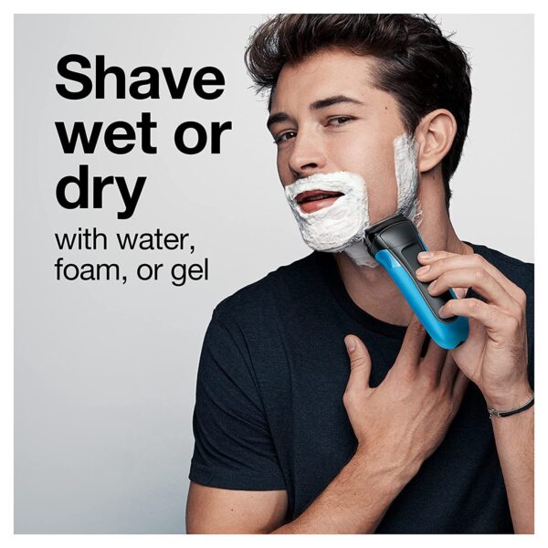 Braun Series 3 310s Wet & Dry Electric Shaver for Men/Rechargeable, Sensitve shave for Skin Comfort cordless, 5 combs for 1-7mm beards/stubbles,... - Image 7