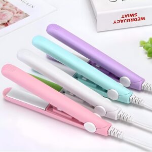 Mini Hair Straightener – Portable Travel Size Flat Iron, Lightweight And Small Hair Straightener With Dual Voltage, Perfect For Travel.
