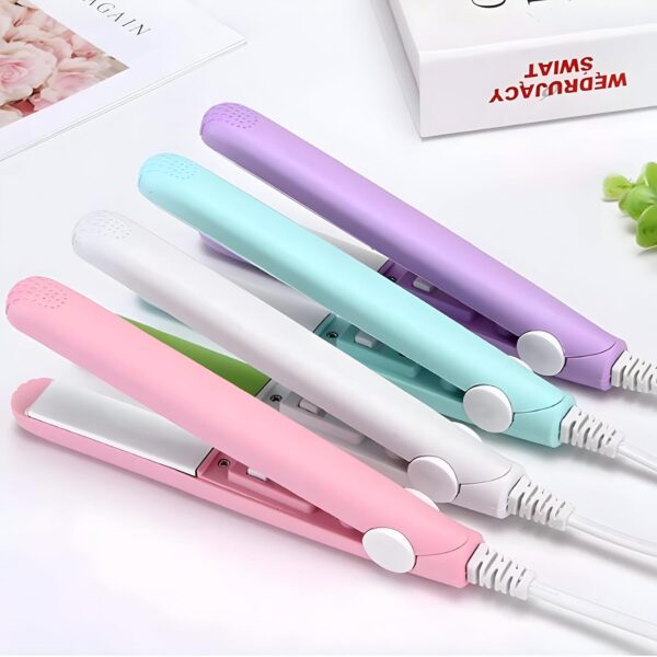 Mini Hair Straightener - Portable Travel Size Flat Iron, Lightweight And Small Hair Straightener With Dual Voltage, Perfect For Travel. - Image 2