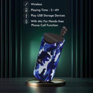 TG113 (Portable Bluetooth Speaker) Dynamic Thunder Sound with High Bass & Mobile Stand 10 W Bluetooth Speaker, Stereo Channel