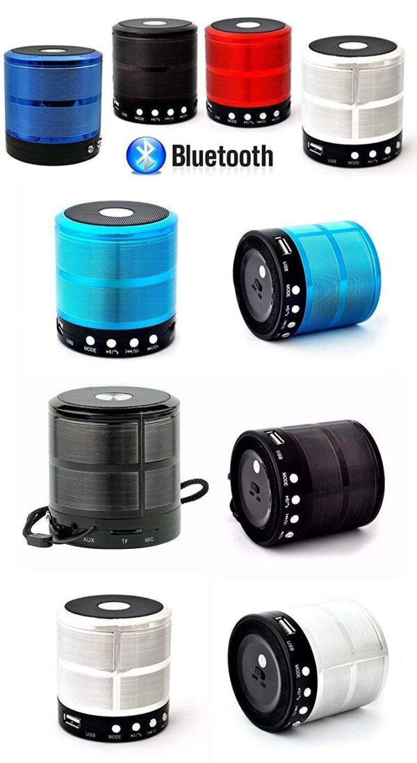 Mini Speaker City Collection WS-887 Mini Bluetooth Speaker Mini Bluetooth Sound Box Wireless Portable Bluetooth Speaker TF-Card Supported - Image 7
