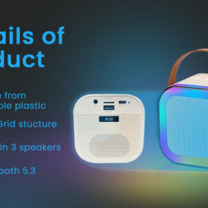 Mini Karaoke Machine for Kids Adults, UZSOMX Portable Bluetooth Speakers and 2 Wireless Microphones Song Toys with LED Light, Chritmas Birthday Toys Gifts for Girls Boys Toddler Teens
