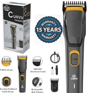 HIGHEX HX-509 Cordless TRIMME & Rechargeable Trimmer with 8 Length Settings and Self-Sharpening Blades for Beard and Hair CareQ