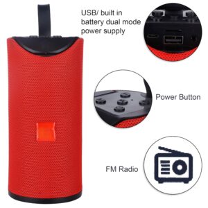 TG113 (Portable Bluetooth Speaker) Dynamic Thunder Sound with High Bass & Mobile Stand 10 W Bluetooth Speaker,  Red Stereo Channel