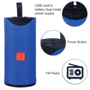 TG113 (Portable Bluetooth Speaker) Dynamic Thunder Sound with High Bass & Mobile Stand 10 W Bluetooth Speaker (Blue, Stereo Channel)