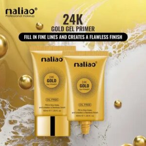 Maliao 24K Gold Gel Primer 40ml – Luxe Makeup Base for Radiant Skin