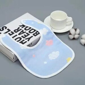 Baby Bib 5 PIECES SET chit buttoned waterproof