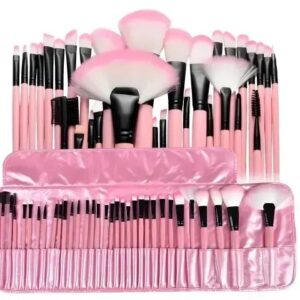 24 Pieces Pink Brush Set