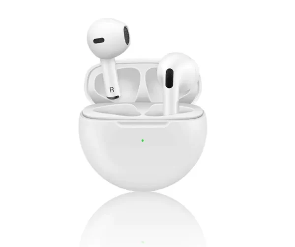 Pro 6 TWS Earphone Wireless Earbud Gaming Mini Half in Ear Charging Case-X22 Bluetooth Gaming - Image 2