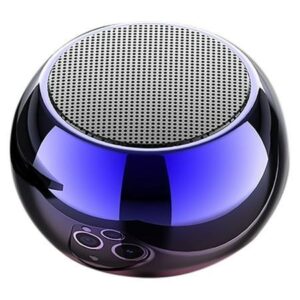 M4 Wireless Portable Bluetooth Mini Speaker Bass Loud Sound HiFi Music 1.25 Inch BT Metal Mini Outdoor Gift Speaker