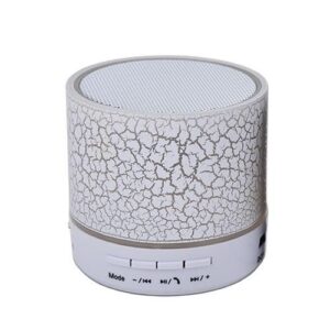 Mini Portable Wireless Bluetooth Speaker with Smart LED Light, for MP3 Music Player,connectivity SD Card, All Smartphone, Multicolor