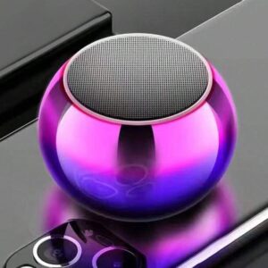 M4 Wireless Portable Bluetooth Mini Speaker Bass Loud Sound HiFi Music 1.25 Inch BT Metal Mini Outdoor Gift Speaker