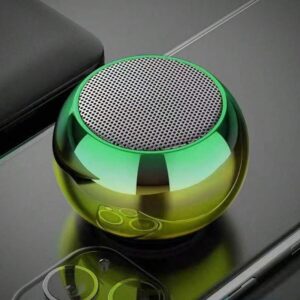 M4 Wireless Portable Bluetooth Mini Speaker Bass Loud Sound HiFi Music 1.25 Inch BT Metal Mini Outdoor Gift Speaker