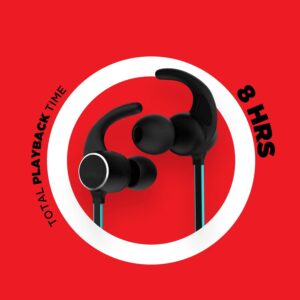 Rockerz 255 Pro+, 60HRS Battery, Fast Charge, IPX7, Dual Pairing, Low Latency, Magnetic Earbuds, Bluetooth Neckband, Wireless with Mic Earphones
