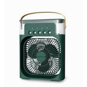 Mist Fan with 5 Hole Spray, Portable & Quiet, 3 Speeds & Timer, Energy Efficient, Multicolour, Personal, Tabletop Mount