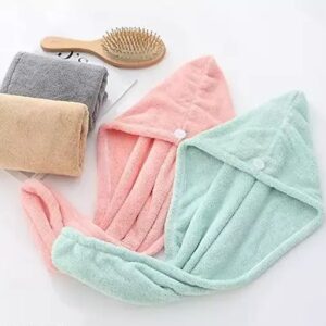Clearance Mela Special,Primium Quality Stylish Hair Towel Wrap Turban Microfiber, Hair Drying Towels Quick Dry Hair Hat Drying Shower Head Towels Wrapped Bath Cap Anti Frizz Hair Care Dryer Towel for Women Girl Wet/Long/Curly/Thick Hair Shower Caps / hair wrap towel ( (MULTICOLOR) Pack Of 2