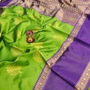 Regal and Timeless Handwoven Kanjivaram Silk Saree