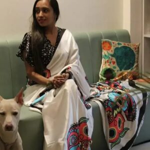 SATIN DIGIET PRINT SAREE