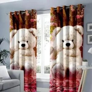 Polyester Solid Curtain | Printed Solid Curtains | Curtains | Polyester Solid Door Curtains | Stylish Solid Curtains for Home | Light Filtering Solid Door Curtains for Home , Office, Living Room |