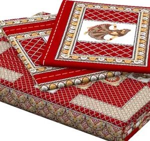 Jaipuri Printed Cotton Double Bedsheet With 2 Pillow Covers