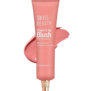 Swiss Beauty Cream It Up Cream Blusher (Cheeky Peach,10ml)