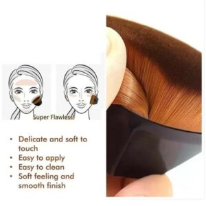 Foundation Brush for Face Blending Liquid , Compact Powder Brush , Cosmetics ( Pack of 1 )