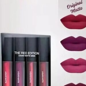 Matte Shades Minis Liquid Lipstick for Women and Girls – 6 ml – Pack of 4