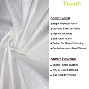 TLF Printed Door Eyelet Curtain for Home, living room, dining room, Kids room and many more