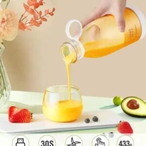 Rechargeable Mixers Fresh Fruit Juicers USB Portable Juicers Bottle Mini Fast Electric Portable Blender Smoothie Ice (MultiColor)