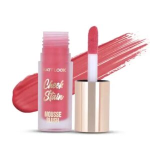 MATTLOOK Cheek Stain Mousse Blush, Vitamin E Long lasting formula Natural Radiant finish Blusher 01 Dream Boat