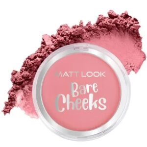 Mattlook Bare Cheeks Ultra Pigmented and Blendable for Natural Glow Blusher Palette-02 Barbie