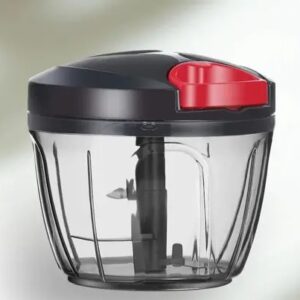 Deep Store Food & Vegetable Chopper With 3 Blades and 1 Plastic Whisker,Manual Chopper,450ml,pack of 1