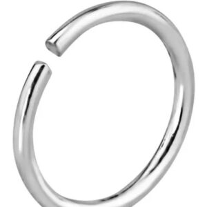 92.5 Sterling Silver 925 Silver Nose Ring Daily Use Very thin Nose ring
