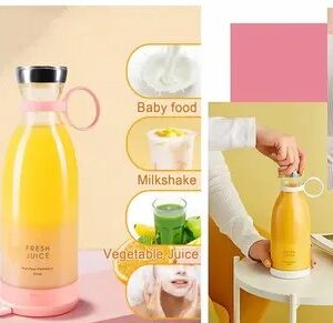 Rechargeable Mixers Fresh Fruit Juicers USB Portable Juicers Bottle Mini Fast Electric Portable Blender Smoothie Ice (MultiColor)