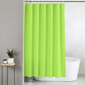 shower curtain with hook 12 pieces – Green
