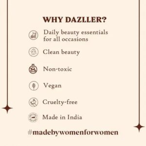 Dazller Face Combi (Latte 8014) – Glow N Hydrate Liquid Makeup, 27ml + Classique Compact Powder, 9g, Lightweight, natural finish, skin friendly ingredients, no streaking, long wear