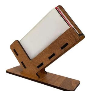 Premium Business Card Holder mdf Visiting Card Holder Stand Organizer Card Holder Display for Office