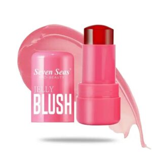 Seven Seas Jelly Blush Tint Jelly Texture | Long Lasting | Mess Free Stick (Splash Berry, 5g )