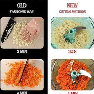 Big Size 5 Steel Blade Chopper / Handy Vegetable and Fruit Chopper / Kitchen Dori Chopper / Manual Chopper / Onion Dry Fruit Grinder / Vegetable Chopper Cutter / Salad Maker( XXL Chopper 1000ml,Pack of 1, blue)