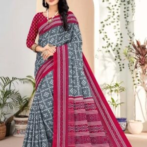 Pure Cotton Saree | Pure Cotton Printed Saree