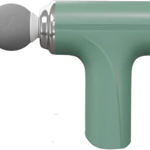 Mini Massage Gun Deep Tissue Portable 6 Speeds Handheld Muscle Massager with 4 Massage Heads 1800mAh Battery And Type-C Charging for Muscle Pain Relief Recovery green