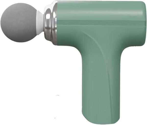 Mini Massage Gun Deep Tissue Portable 6 Speeds Handheld Muscle Massager with 4 Massage Heads 1800mAh Battery And Type-C Charging for Muscle Pain Relief Recovery green