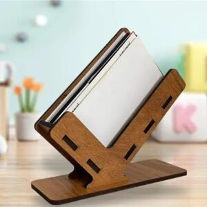 Premium Business Card Holder mdf Visiting Card Holder Stand Organizer Card Holder Display for Office