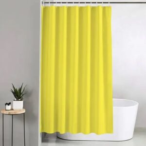 shower curtain with hook 12 pieces – Yellow