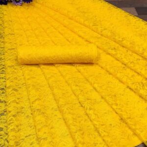 Polly Silk Net Sari